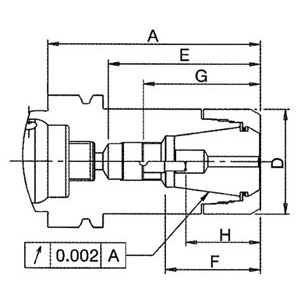 1560GL - ER CENTER P HIGH QUALITY COLLET CHUCKS FOR HIGH SPEEDS - Prod. SCU - Orig. Fahrion